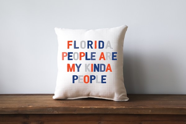Florida People My Kinda People Pillow