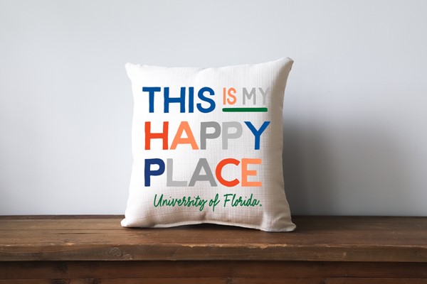 This is My Happy Place Florida Pillow