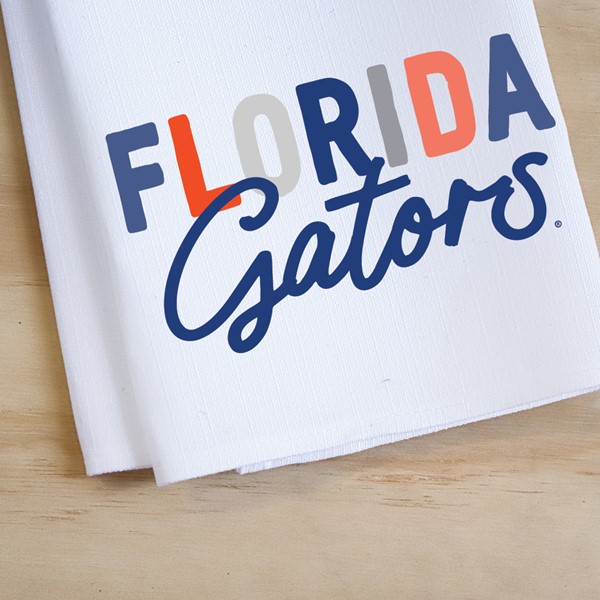 Collegiate Tones Florida Tea Towel