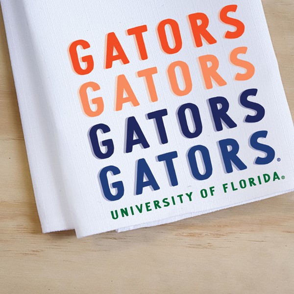 Mascot Gradient Florida Gators Tea Towel