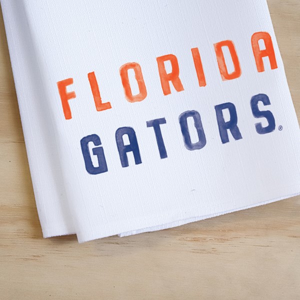 Florida Gators Poster Tones Tea Towel