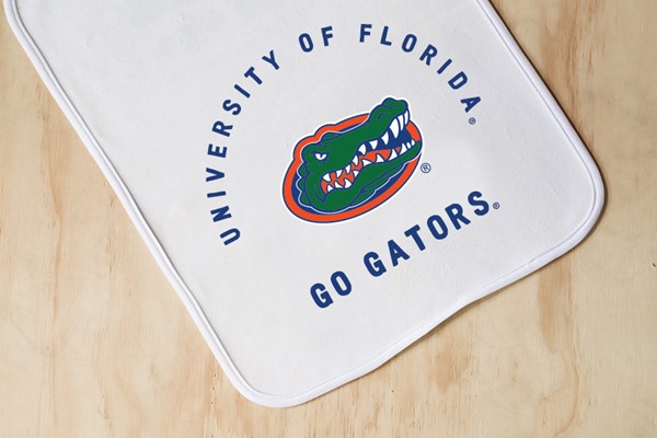 Collegiate Team Arched Florida Burp Cloth