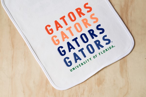 Mascot Gradient Florida Gators Burp Cloth