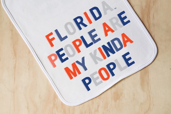 Florida People My Kinda People Burp Cloth