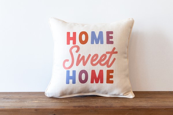 Multi Home Sweet Home Pillow