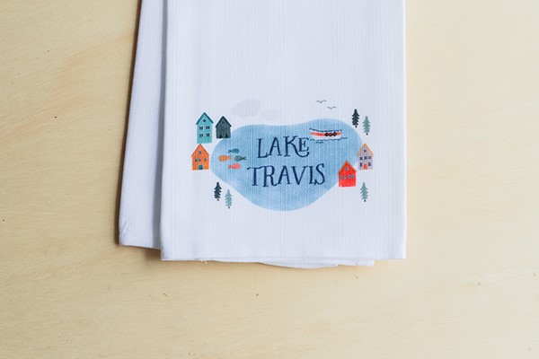 Whimsical Lake Tea Towel STE0733TT