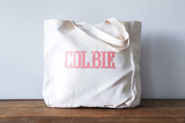 Traditional Girl Name Tote