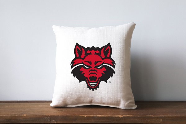 Arkansas State Primary Logo Pillow