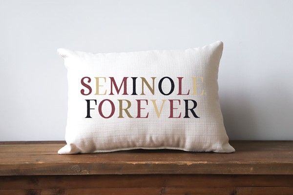 Florida State Mascot Forever Pillow