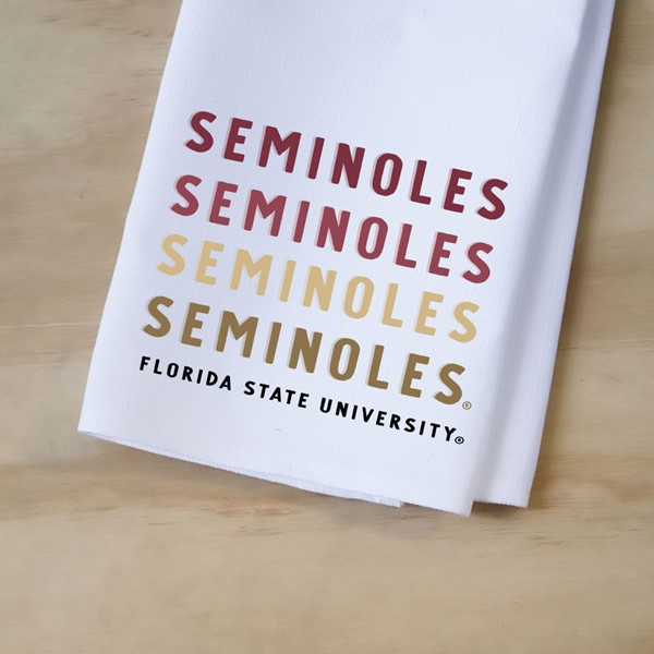 Florida State Mascot Gradient Tea Towel