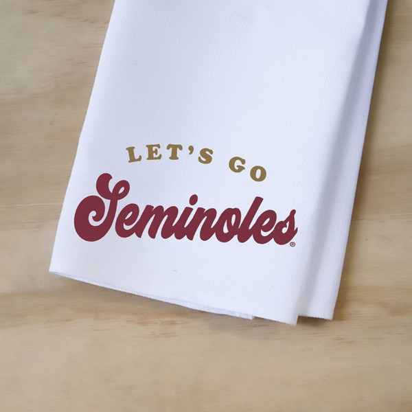 Florida State Let's Go Mascot Tea Towel