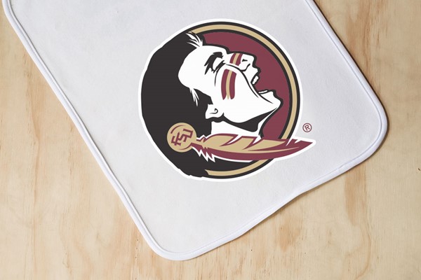 Florida State Primary Mark Burp Cloth
