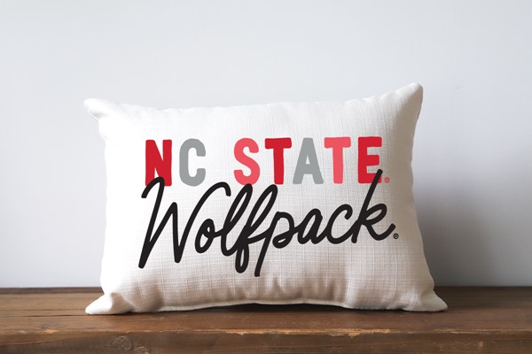 NC State Collegiate Tones Pillow
