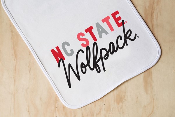 NC State Collegiate Tones Burp Cloth