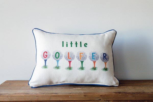 Little Golfer Pillow