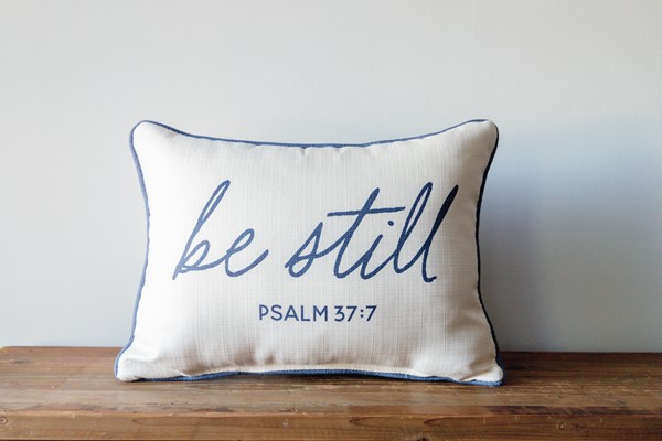Be Still Laurel Pillow