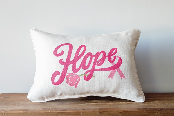 Floral Hope Pillow