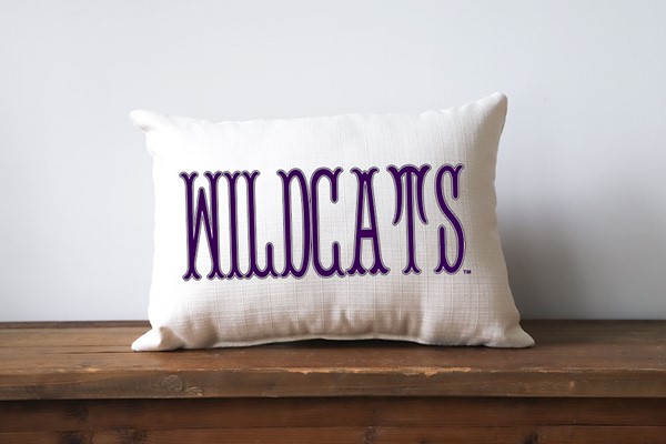 Kansas State Traditional Wildcats Pillow KSU0016