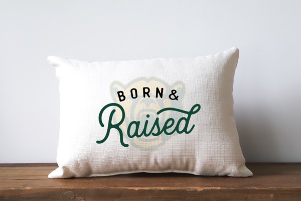 Baylor Born & Raised Pillow