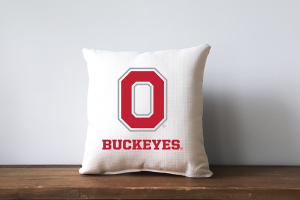 Ohio State Block O Buckeyes Pillow OHST0002