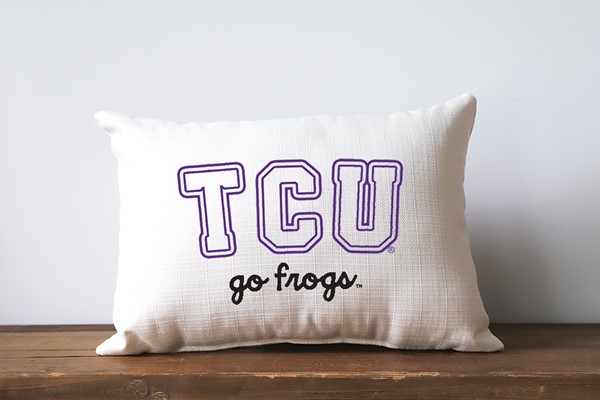 TCU Varsity Collegiate Pillow TCU0027