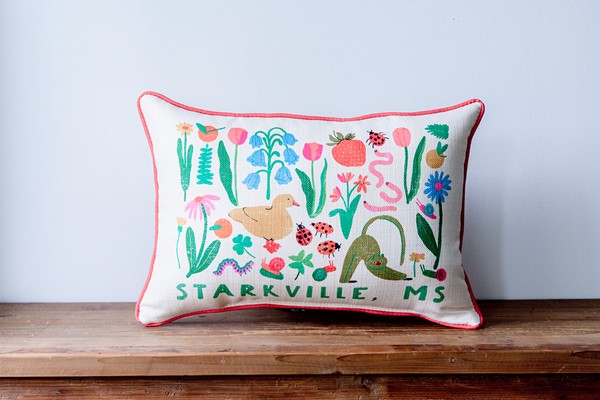 Garden Party Hometown Pillow STE0817