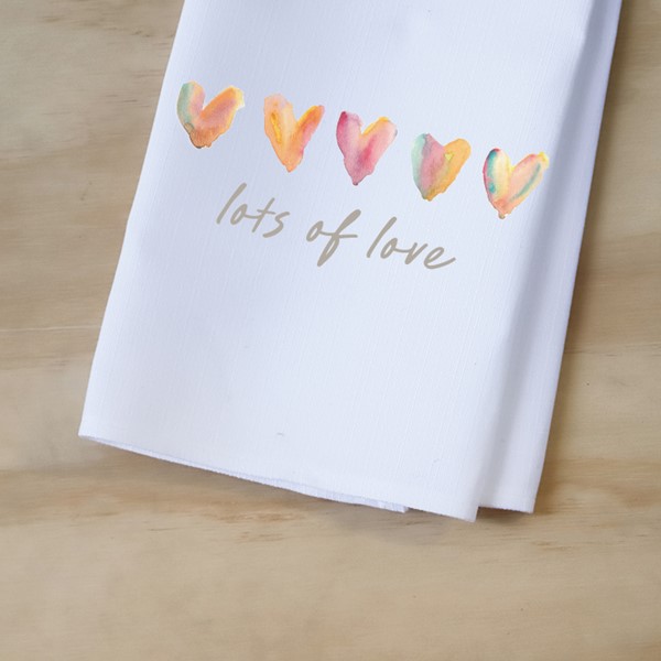 Lots of Love Tea Towel