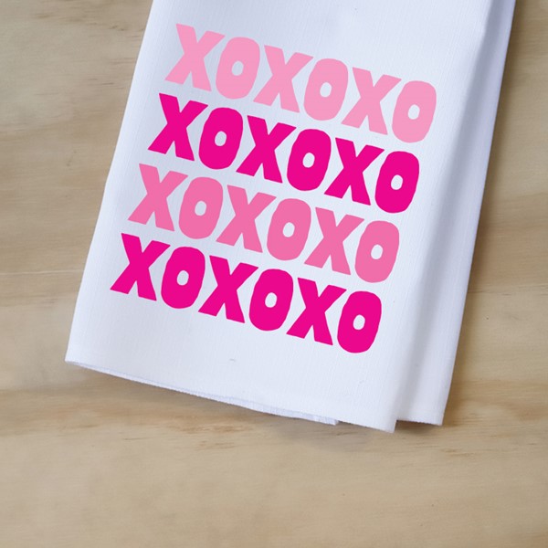 XOXOXO Tea Towel