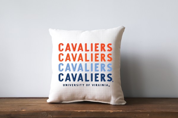 Virginia Cavaliers Mascot Gradient Pillow UVA0009