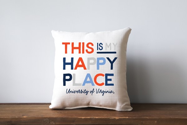 Virginia This is My Happy Place Pillow UVA0010