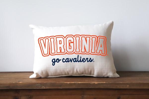 Virginia Cavaliers Varsity Collegiate Pillow UVA0014