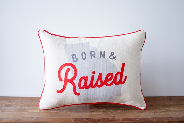 Born and Raised Accent State Pillow