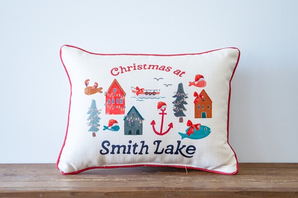 Christmas at the Lake Pillow