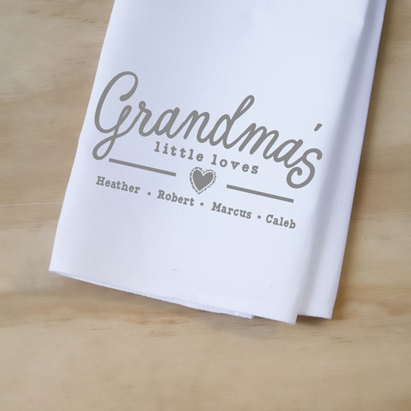 Grandma's Little Loves Tea Towel