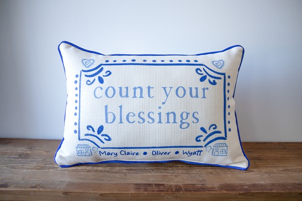 Count Your Blessings Pillow