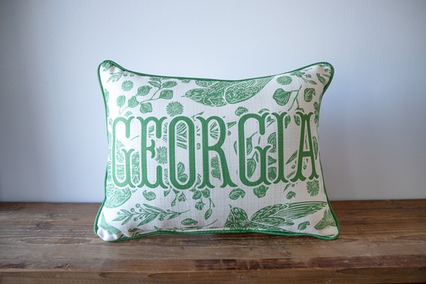 Bird Toile Hometown Pillow