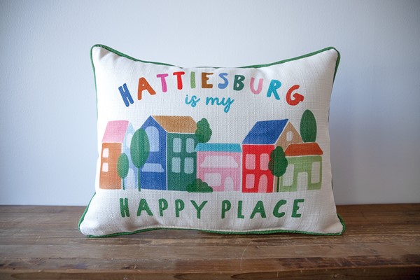 Happy Happy Hometown Pillow