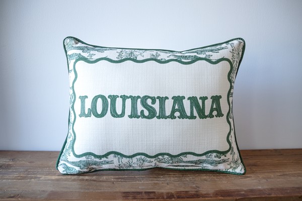 Swamp Toile Pillow