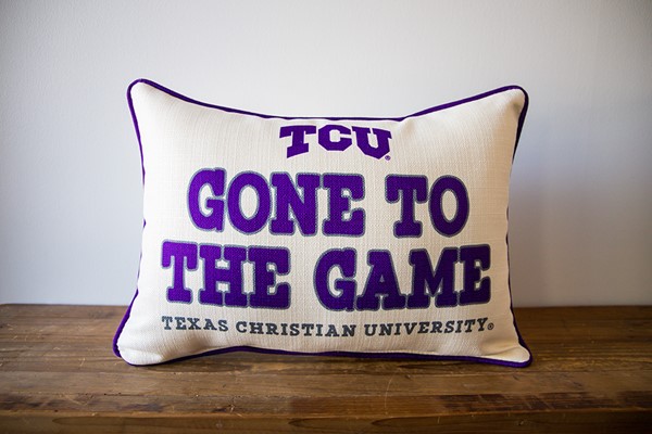 TCU Gone to the Game Pillow TCU0034